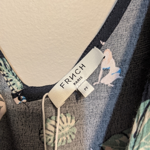 Pin up lemon print blouse top Frnch blouse - Picture 5 of 10